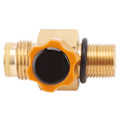 Miniatyrbild 5 av 8: G1/2 14 CO2-cylinderpåfyllningsadapter Högtrycks M18x1.5 Påfyllningsadapter CO2-ventil Adaptergängkonverter 5000psi Maximalt tryck Guld