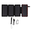 Miniatyrbild 1 av 8: 20000mAh Solcellsladdare Utomhus USB C Fällbar Solcellsladdare Powerbank för Smartphones Surfplattor A20000