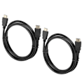 Miniatyrbillede 5 af 8: 2 stk. HDMI AM til AM-kabel 1.4 Simple Version Kobberleder Jern Skal 1080P Konverter 3 meter