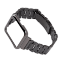 Miniatyrbild 7 av 8: Byte av armbandsrem Vattentätt rostfritt stål Svart justerbar rembyte Armband för Xiaomi Redmi Watch2 Lite