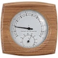 Miniatyrbillede 1 af 5: 2 I 1 Træ Termometer/hygrometer Til Dampbad
