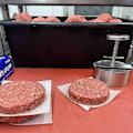 Miniatyrbillede 2 af 4: Justerbar Hamburgerform i Rustfrit Stål, Non-Stick, til Oksekød, Grøntsager og Burgere, BPA-Fri