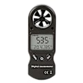 Miniatyrbild 4 av 4: Handhållen Anemometer Vindhastighetsmätare med Hög Precision för Vindsurfing Temperatur Max Medelvärde Aktuell Mätning