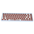 Pikkukuva 7 / 8: 68 Key Mekaaninen näppäimistö Tee-se-itse-sarja, jossa on RGB 5 V DC -tuki Langaton 2.4G Type C Langallinen Bluetooth 3.0 5.0 Hot Swap Keyboard IOS Blue