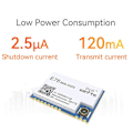 Miniatyrbillede 3 af 5: LoRaWAN SoC E78-868LN22S 868MHz LoRa Modul