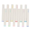 Miniatyrbillede 1 af 8: 12 stk. flydende highlighter i bløde farver, vandbaseret blæk, hurtigtørrende, glat skrivning, bærbare macaron-highlighters