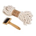 Miniatyrbillede 2 af 8: Macrame Kit 8mmx10m DIY Vævning Blød Ingen Særlig Lugt Gobelin For Tilbehør Til Håndværksentusiaster
