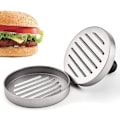 Miniatyrbillede 2 af 5: Non-stick hamburgerpresse: Aluminium kødpressform til BBQ-bøfbagning