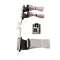 Pikkukuva 8 / 8: Mini PCIe -sarjan rinnakkaislaajennuskortti 6 Gbps PCI Express tulostimeen LPT-portti 2-portti RS 232 DP9 -nastasovitin 4U-kotelolle