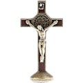 Pikkukuva 3 / 4: Pronssinen krusifiksipatsas Jeesus Kristus ristillä autoon, kotiin, kappeliin