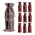 Miniatyrbillede 1 af 5: 1 til 10 Jute Vinposer Blindsmagning af Vin, Vinposer Bryllupsbordnumre, Vinsmagningsposer, Fest