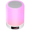 Pikkukuva 1 / 5: Kannettava Bluetooth kaiutin Smart LED-yövalolla ja kosketushimmennettävällä yövalolla, USB lataus, RGB-värinvaihto