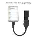 Miniatyrbild 4 av 7: Mini Android Mobiltelefon OTG Connect Kabel Datum Adapter V8 Interface Micro USB till USB Hona