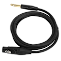 Miniatyrbillede 2 af 8: JORINDO XLR hun til 1/4 tommer 6,35 mm jack-balanceret signalforbindelseskabel MikrofonledningJD6001‑1m / 3,3ft