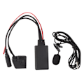 Miniatyrbillede 4 af 8: 18-bens Bluetooth AUX-kabeladapter til bilmikrofon passer til Benz Comand 2.0 W211 W208 W168 W203