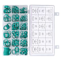 Miniatyrbild 7 av 8: 270-packning O-ringar Tätningsbricka Packning Sortiment Set 18 Storlekar Kit Gummigrommets för Reparation Grön