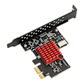 Pikkukuva 6 / 8: USB3.2 GEN2 edessä oleva TYPE E -laajennuskortti 10 Gbps:n tuki KEY A TYPE E PCIE 3.0 2X -liitännän laajennuskortti Win8:lle Win10:lle ASM3142-pääohjain