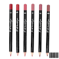 Miniatyrbillede 2 af 8: 6 stk. Lip Liner Professionel vandtæt mat Langvarig Læbeblyant Pigmenteret kosmetik #02