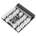 Miniatyrbilde 3 av 8: Strømbrett for strømfordeling, 17 porter, 6-pin, maksimal støtte 1200 W, datamaskintilbehør, 12 V