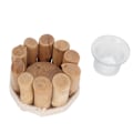 Miniatyrbilde 2 av 8: Innovativ Logg Lysestake Aromaterapi Lysestakeholder Dekorativ Lysestake