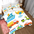 Miniatyrbild 6 av 8: 3 st/set polyesterfiber täcke örngott kit bekvämt hushåll sovrum sängkläder set240x260cm örngott 50x75cmx2