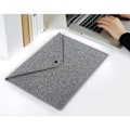Miniatyrbilde 2 av 7: Filtet Tabletholder Bag Stor Kapasitet Lagdelt Oppbevaring Myk Inner Grafisk Tegnebrett Bæreveske for Reiser Kontor