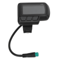 Miniatyrbillede 5 af 8: Elektrisk cykel EN06 LCD Display Meter med USB Interface Speed ​​Display til El Cykel Mountain Bike Scooter Vandtæt stik