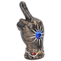 Miniatyrbild 8 av 8: Fist Öppnare Cool Middle Finger Form Bärbar Fist Ölflaska Öppnare för Män Make Pappa Morfar Pojkvän Guld