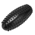 Miniatyrbillede 6 af 8: Massagebold Holdbar Lugtfri PVC Muskelaflastning Bærbar multifunktions fodmassagerulle til ryg Plantar Fasciitis Sort