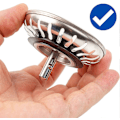 Miniatyrbild 5 av 5: 5 stycken packningar i elastomer för silinsatser, 3 förpackningar, ytterdiameter 54 mm, innerdiameter 32 mm, 4,6 mm tjock, reservdel för diskbänkspluggar