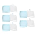 Miniatyrbillede 4 af 8: 5 stk Powder Puff Opbevaringsboks Transparent Multi Purpose Holdbar Powder Puff Holder Etui til øreringe Halskæder
