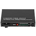 Miniatyrbilde 3 av 8: Ethernet Fiber Switch TBC-MC3418ED20 Plug Play Stabil Robust Aluminiumlegering Datamaskinnettverksswitcher 100-240VUK Plugg