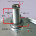 Miniatyrbild 3 av 7: Synkronmotor AC 24V 5-6 RPM 4W CCW synkronmotor storskalig elektrisk till omvänd-1 stycke