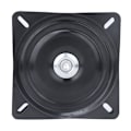 Miniatyrbilde 3 av 8: Svart metall jern platespiller kontorrekvisita roterende displaybase 150 x 2mm for håndverk