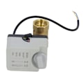 Miniatyrbillede 2 af 8: DN25 2-vejs messingkugleventil Normalt lukket elektrisk kugleventil 1 tommers rørgevind DC12‑24V