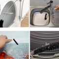 Miniatyrbilde 4 av 5: Tørketrommelventilrensesett Fleksibel Lo-Børste og Felle-Renser med Lang Kjøleskapspole-Børste