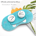 Miniatyrbild 3 av 5: Söt djurplysch tecknad ögonmask, mjuk fluffig sovmask för barn, vuxna - 2-pack