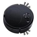 Miniatyrbilde 2 av 6: Automatisk støvsuger lavt støyoppladbar 3-i-1 intelligent feierobot egnet for hårstøvflekker - svart - 1 stk.