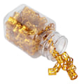 Miniatyrbillede 7 af 8: 100 stk. Hårdreadlocks Perler Modetrend Hollow Modstand Oxidation Tilstrækkelig mængde Hårfletningsrør til HomeGold