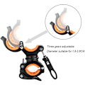 Miniatyrbilde 4 av 5: Sykkellykt Holder 360° Rotasjon MTB LED Lykt Holder Feste Tilbehør Klemme og Klips