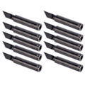 Miniatyrbillede 3 af 8: 10 stk. loddekolbespidser Sort indre varme til 936/937/938 serie dele 900MT1.5K
