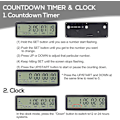 Miniatyrbild 3 av 5: Digital Nedräkning Dagar Timer Klocka - Aimilar 999 Dagar Nedräkning Klocka Timer-P