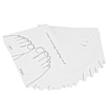 Miniatyrbild 2 av 8: 20 st Nail Color Card Display Practice Manicure Tool Foot Model Manicure Display Card för Manicurist