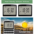 Miniatyrbild 5 av 5: Digital Smart Energisparande Timer Uttag Flamskyddsmedel Högeffekts Timing Strömuttag Smart Timer Switch med (220-240V EU-kontakt)