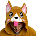 Pikkukuva 2 / 5: Eläin- ja merieläinpehmoinen cosplay-asu - Aikuisten Halloween-asu Funziez! X-Large Brown