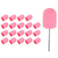 Pikkukuva 8 / 8: Nail Art Cap Kiillotus Set (16 x 25mm) Vaaleanpunainen