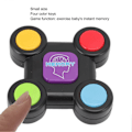 Miniatyrbilde 5 av 5: Memory Toy 4 Lys Lyd Interessant Håndholdt Elektrisk Lys Minnespill Barnegaver Zekai