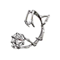 Miniatyrbillede 1 af 8: Ørebenklemme Fashionabel Elegant Edderkop Web Zinklegering Elektroplettering Øre Wrap Crawler til Kvinder Piger