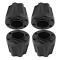 Pikkukuva 8 / 8: 4 kpl RC Car Wheel Hex Hubs Wheel Adapter Black Sopivuus SCX10 1/10 RC Crawler 1,9 tuuman 2,2 tuuman pyörälle 20 mm