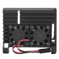 Pikkukuva 7 / 8: Case Raspberry Pi 4B:lle ja kaksoisjäähdytystuulettimelle, yhteensopiva Pi2b 3b 4B:n kanssa